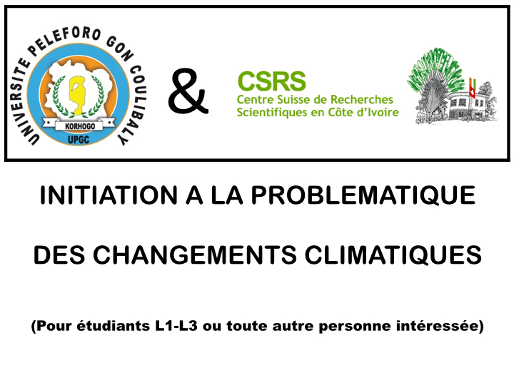 Kobra_02 Initiation à la problématique des changements climatiques pour étudiants L1-L3 Cover Image